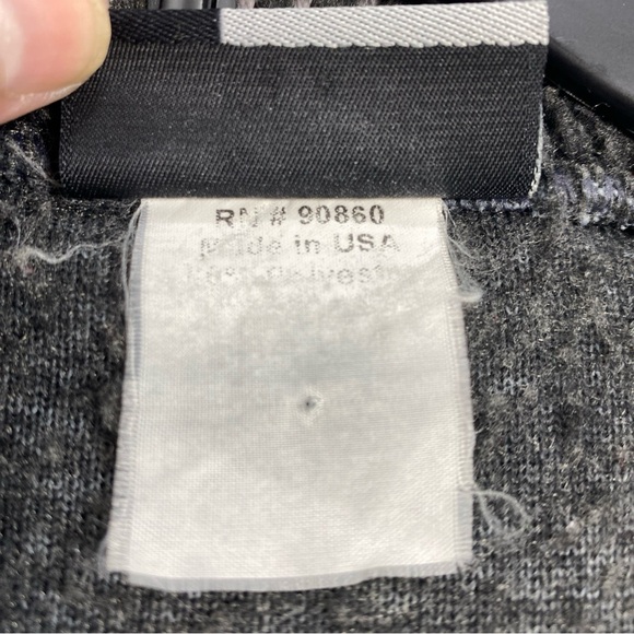 Vintage Artisans Fleece Jacket moose winter Trees Grey Mauve Size XL Women's - Picture 13 of 16